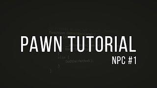 Pawn Tutorial | Работа с NPC #1