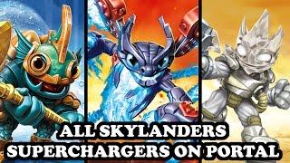 Skylanders Imaginators - All Skylanders Superchargers & All Vehicles on Portal