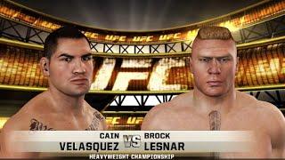 Cain Velasquez Vs Brock Lesnar | UFC Heavyweight Championship