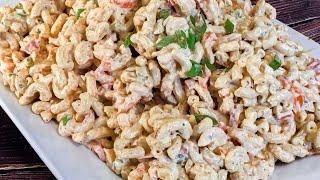 how to make Shrimp Macaroni Salad recipe |  shrimp pasta salad recipe