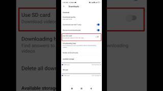 How to download YouTube  video to the sd card #shorts