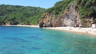 Mogren beach, Budva. Пляж Могрен в Будве, Черногория