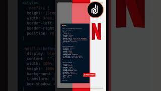 How to Create Netflix logo with Css