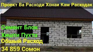 Проекти Хонаи Майдахаки Кам Расход Бо Семент Блок ва Хишти Пухта