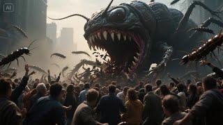 【Disaster Movies】Man-eating worms are rampant, and people are being torn and devoured by the swarm.