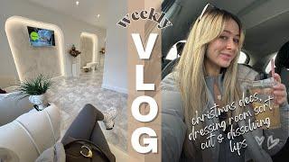 WEEKLY VLOG | Christmas decs shopping, dressing room clear out & getting my lips dissolved