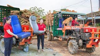 Duyen Came To Change The Truck Seat To Be More Comfortable - Buy Wood To Sell To Wood Factory