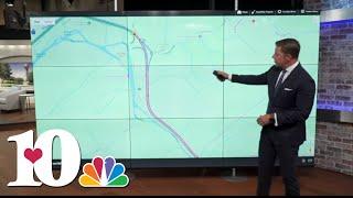 Officials: Flooding hits I-40 near TN/NC line, interstate to remain closed until further notice