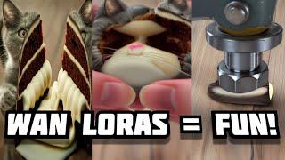 Cake, Squish & Crush Images! Remade-AI’s WAN 2.1 LoRAs are Here :)