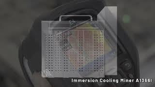 We're showcasing our new product the #AvalonMade A1366I Immersion Cooling Miner