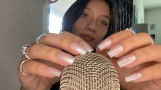 ASMR Mic Scratching, Nail Tapping, Hand Sounds, Mouth Sounds