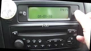 Настройка автомагнитолы в Citroen Xsara