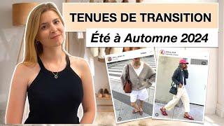 TENUES DE TRANSITION automne 2024