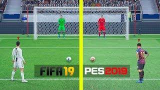 FIFA 19 VS PES 2019 - СРАВНЕНИЕ ПЕНАЛЬТИ