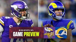 NFL Wild Card PREVIEW: Vikings vs Rams | 2025 NFL Playoffs