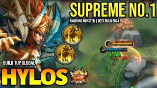 HYLOS BEST BUILD 2024 | BUILD TOP GLOBAL HYLOS GAMEPLAY | MOBILE LEGENDS