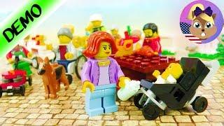 LEGO CITY FUN IN THE PARK! - City People Pack with Hot Dog Stand! Play with me