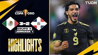 HIGHLIGHTS - México 3-2 República Dominicana | Copa Oro - J1 2025 | TUDN