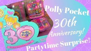 Polly Pocket 30th Anniversary Partytime Surprise Playset!