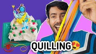 Try This Paper Quilling technique  Lord Shiva | Tutorial