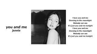 jennie - you & me (speed up) +текст