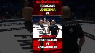 Najmocniejsze Freakowe Uderzenia 7 - Josef Bratan VS Adrian Polak #shorts #bratan #polak