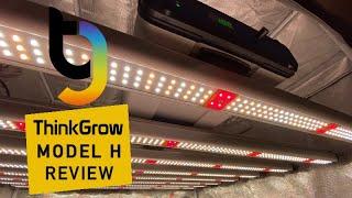 ThinkGrow Model H LED Grow Light REVIEW and PAR Testing | ULTIMATE CONTROLLABILITY!