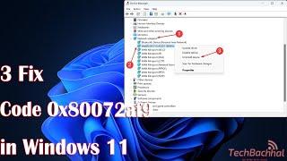 3 Fix Error Code 0x80072af9 in Windows 11