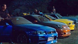 FAST and FURIOUS 4 - Tunnel Race (Chevelle vs GT-R vs Gran Torino vs Mustang vs G35) #1080HD