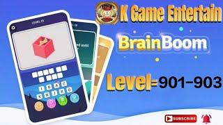 Brain Boom Level //901,902,903 All Levels Let's Play With @K Games Entertainment #brainboom