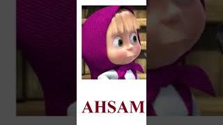 Backwards Names of Masha and the Bear #shorts