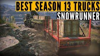 Top 10 BEST trucks for Season 13: Dig & Drill | SnowRunner