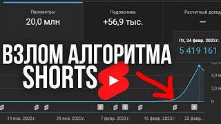 Как взломать алгоритм YouTube shorts! Рекомендации Ютуб шортс!