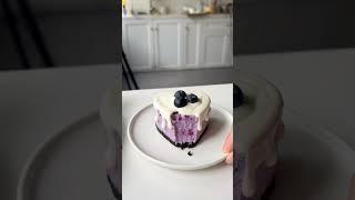 Blue berry mini cakes 🫐 #bakingwithlove #youtubeshorts #dessert