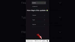 how big can this update be #fortnite #shorts #update #godzilla