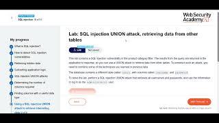 SQL Injection UNION Attacks: A Step-by-Step Guide