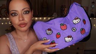 ASMR What's In My Bag - rummaging, tapping, whispering for the TINGLES