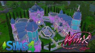 ALFEA CASTLE (Winx) Part 1 // The Sims 4 (Speed Build) NO CC