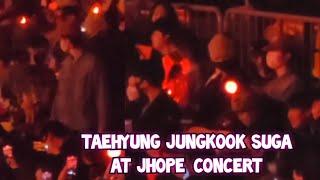 BTS Taehyung Jungkook Suga at Jhope Hope on The Stage Concert in Seoul