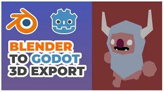 How to Export 3D Characters From Blender to Godot