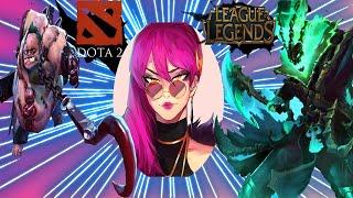 СРАВНЕНИЯ ГЕРОЕВ И ЧЕМПИОНОВ | DOTA 2 VS LEAGUE OF LEGENDS