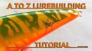 A to Z Tutorial | 8" Wood Jerkbait Lurebuilding Tutorial-part one