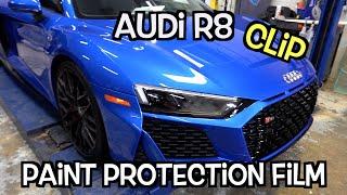 Protecting 2020 Audi R8 from Rock Chips and SCRATCHES with Clearbra PPF