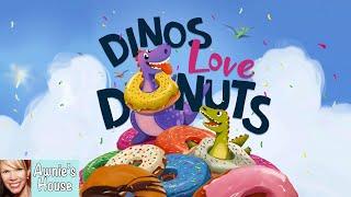  Kids Book Read Aloud: DINOS LOVE DONUTS Hilarious dinosaur book by Ben Okon and Komal Sharma