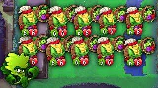 (WORLD RECORD) Cornucopia All Lanes Team-Up[INSANE Challenge] PvZ Heroes Plants vs Zombies Heroes