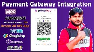 How to Intigration Payment Gateway in Woocommerce or ecommerce website step by step tutorial in hind