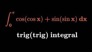 The coolest trig integral!