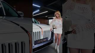 ASMR Hongqi E-HS9 /w Angelina @BlondinkaDrive  #jetcarru #shorts #youtubeshorts