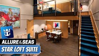 Allure of the Seas | Star Loft Suite Tour & Review 4K | Royal Caribbean Cruise