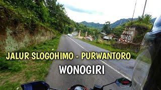 JALUR SLOGOHIMO - PURWANTORO WONOGIRI | kondisi saat ini